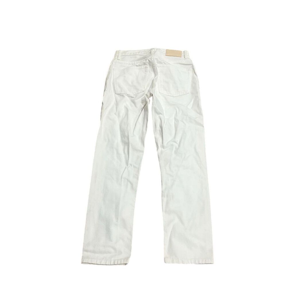Everlane Women's Cropped Cheeky Jeans Size 23 White Denim - Picture 2 of 9